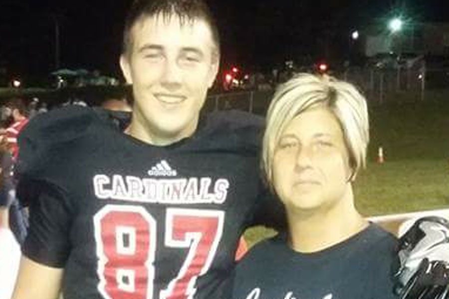 Nick Willoughby with Mom