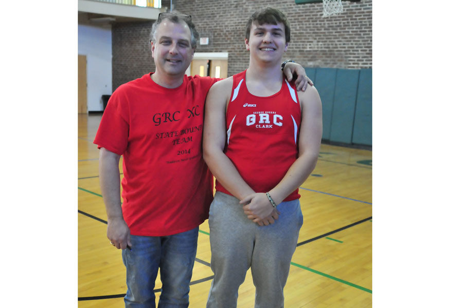 Dodd Dixon with son and former runner John Dixon.