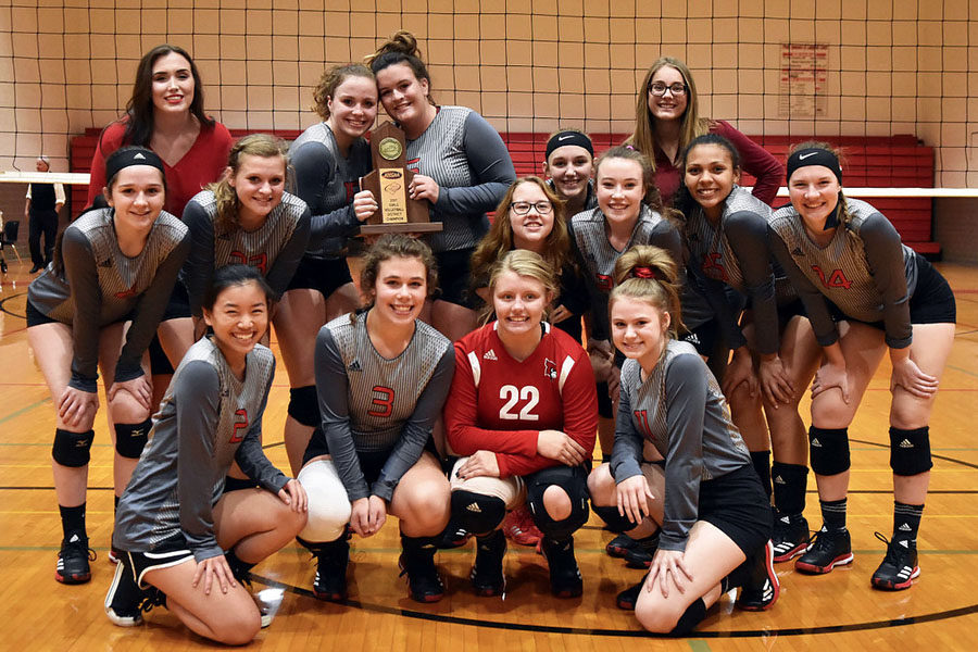 Volleyball Team Claims District Title Over Montgomery