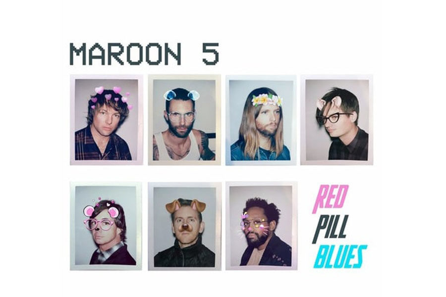 Cover art for Maroon 5s latest album.