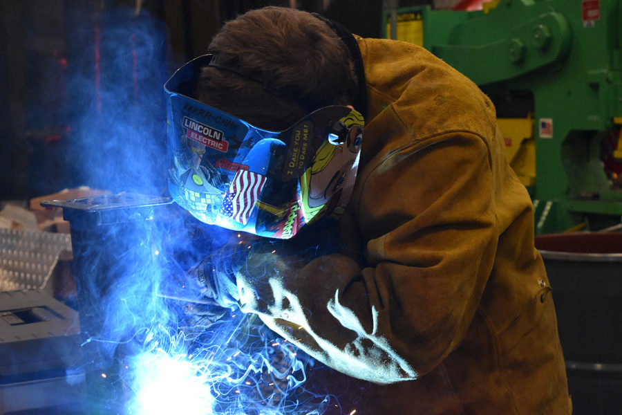 Austin Cartwright placed first at the Skills USA Welding Competition.