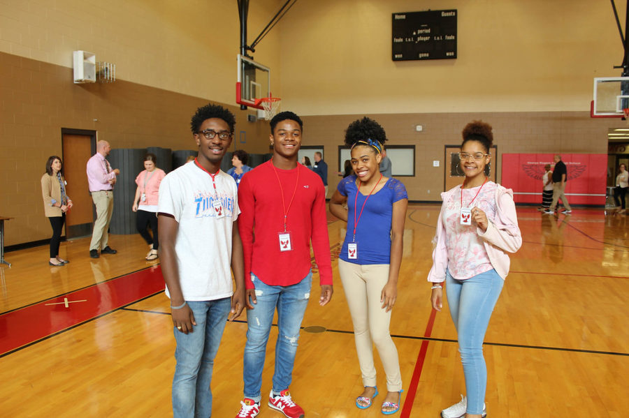 Lil LeAnn Pankey, far right, and friends at the Leadership Challenge Blitz.