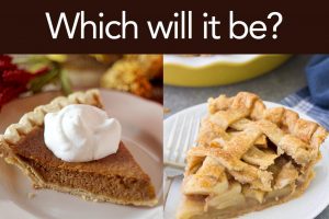 Dessert battle: Pumpkin or Apple Pie?