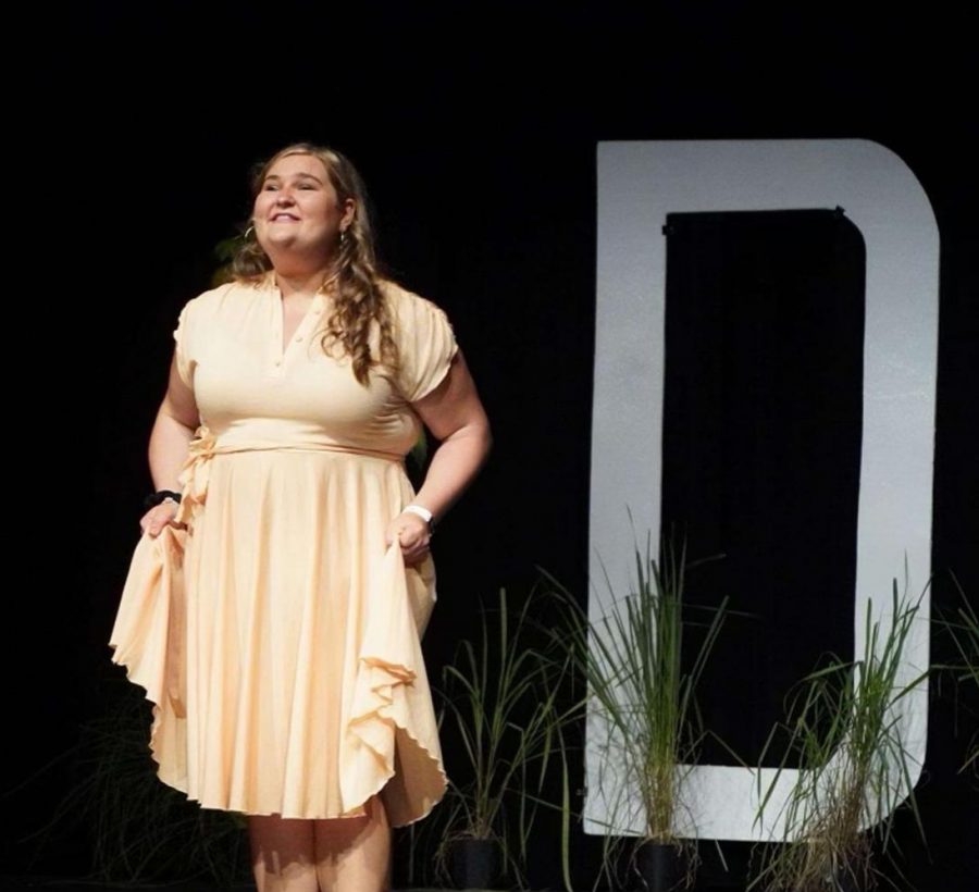 Natalie performs in the local DYW program.