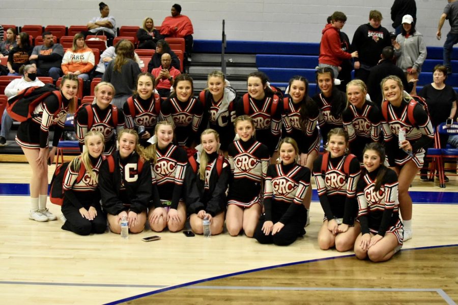 GRC Cheer begins tournament competition tonight.