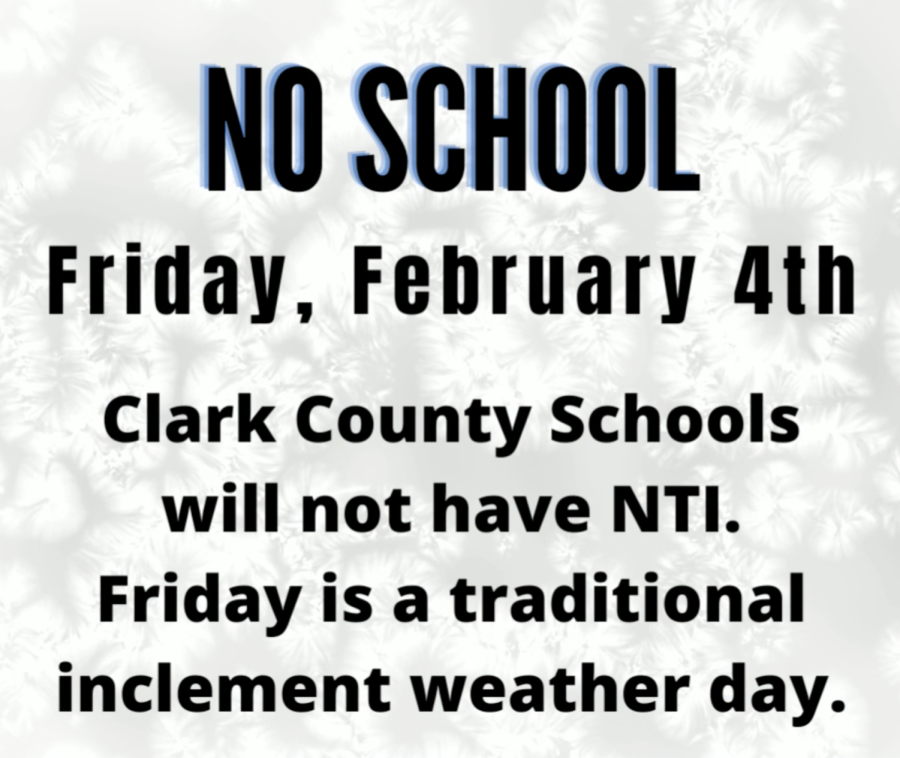 NO SCHOOL OR NTI Friday