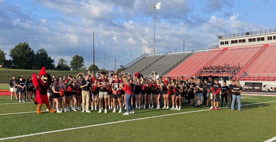 Fox 56 came to GRC Friday morning for Game Day. Students came out early to be a part.