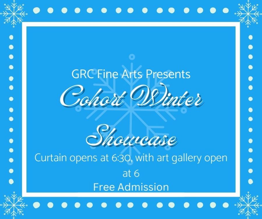 The Cohort Winter Showcase takes place on Thursday, Dec. 16, at 6:30 p.m., displaying everything from a one act play to an art gallery.