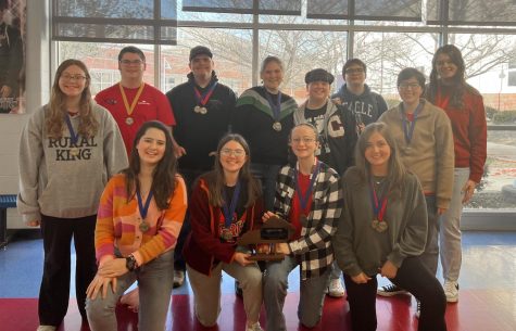 The GRC Academic Team finished second in the district and moves on to region.