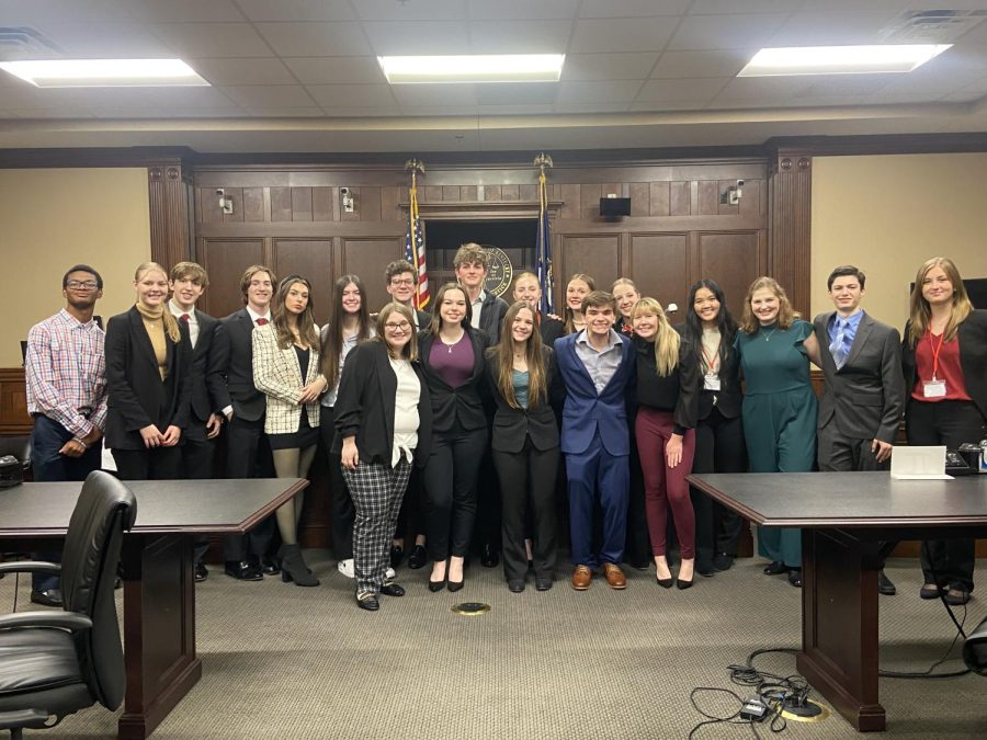 Both Mock Trial teams have advanced to state competition in March.