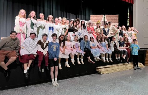 RDCs Beauty and the Beast case with GRC student advisors Zach Ross, front left, and Silas Coogle
