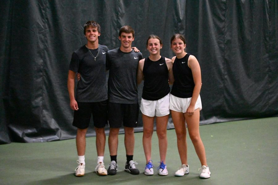 Tennyson Prater, Clay Turley, Madelyn Settles and Cassie Lowe advanced in the tennis region and will play Wednesday at GRC.