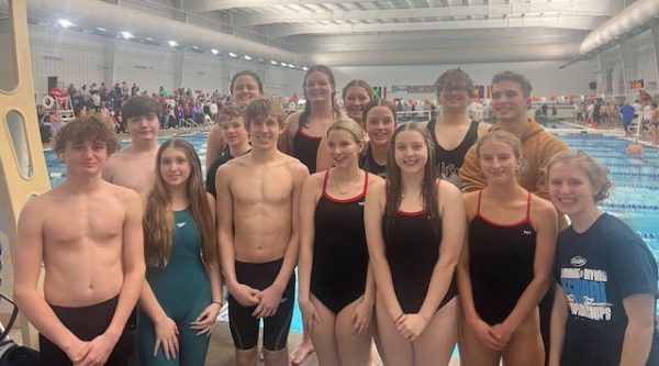 GRC swimmers at the region meet.