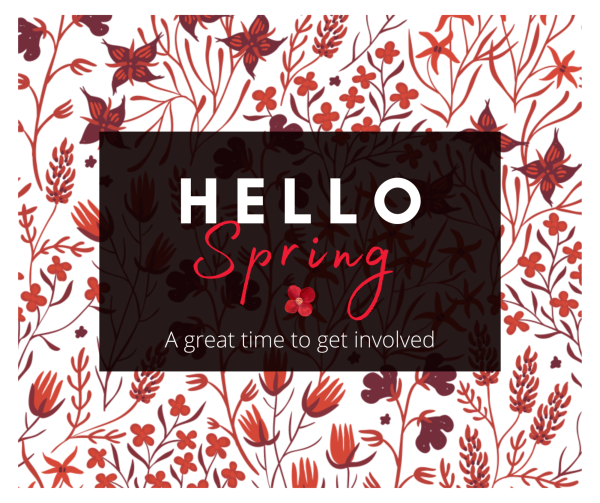 Jumping into spring: A great time to get involved