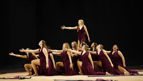 GRC Varsity Winterguard performs its show, Words from the Heart. The guard finished 6th at Tri-State Championships in the most competitive class.
