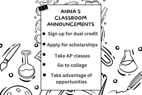 Take the opportunities: Dual Credit and AP classes