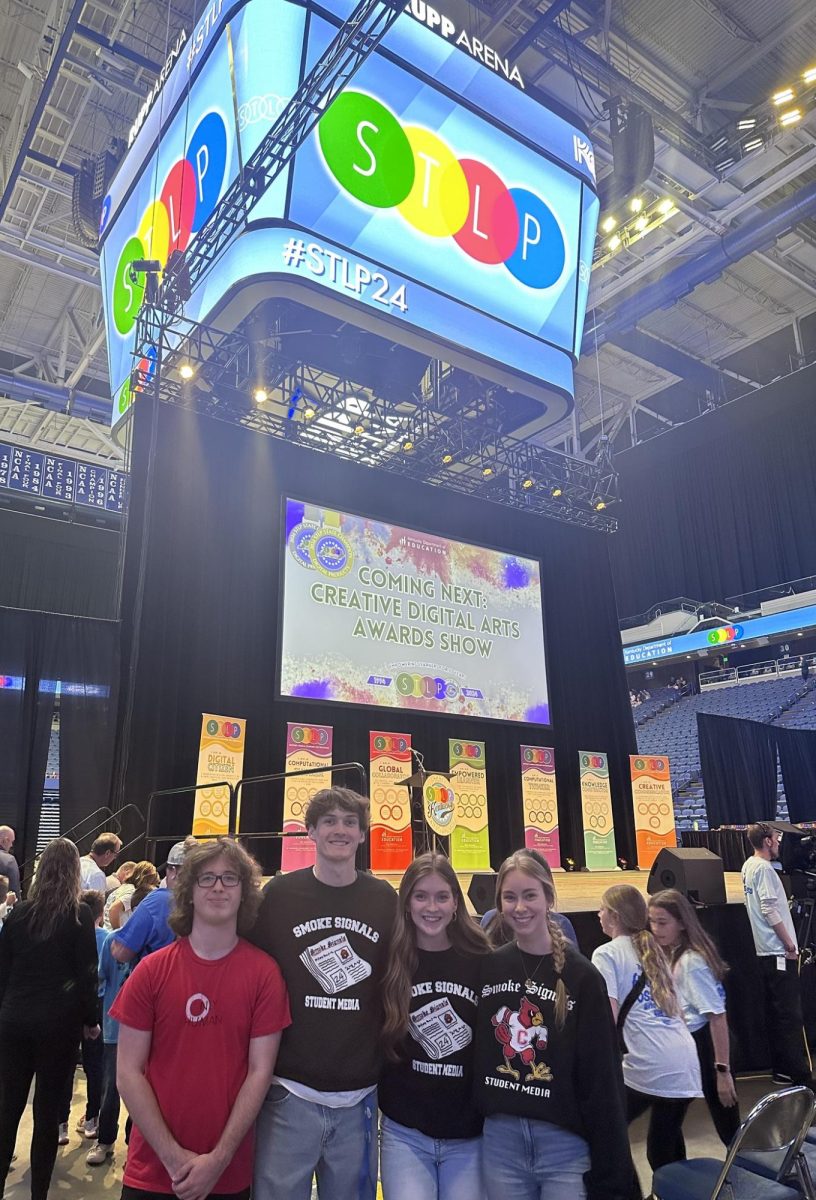 Isaiah, Liam, Emmie and Ava at the STLP championships at Rupp Arena