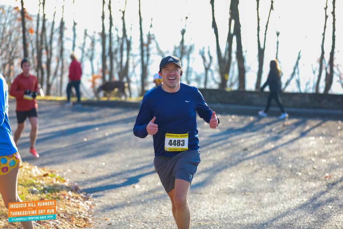 Mr. Barnett has been running regularly since the pandemic.