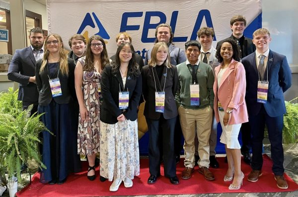 FBLA members at the Student Leadership Conference.
