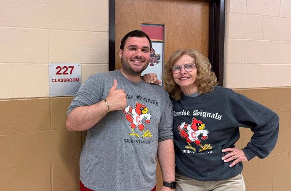 GRC teacher Hagan Wells is assuming leadership over the Smoke Signals Student Media program as long-time teacher Shanda Crosby moves on.